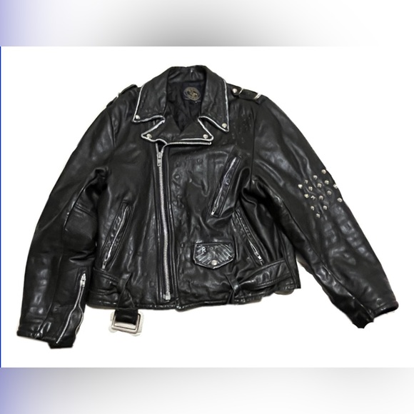 VINTAGE Golden Boy Garment Leather Jacket, size Large - Picture 2 of 3